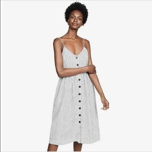 stripe midi summer dress